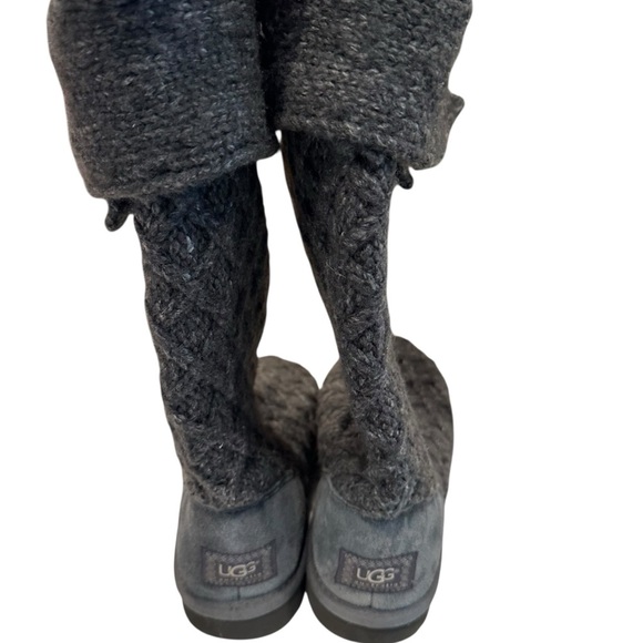Women’s UGG Lattice Cardy Gray Boots Size 9 - Picture 5 of 9